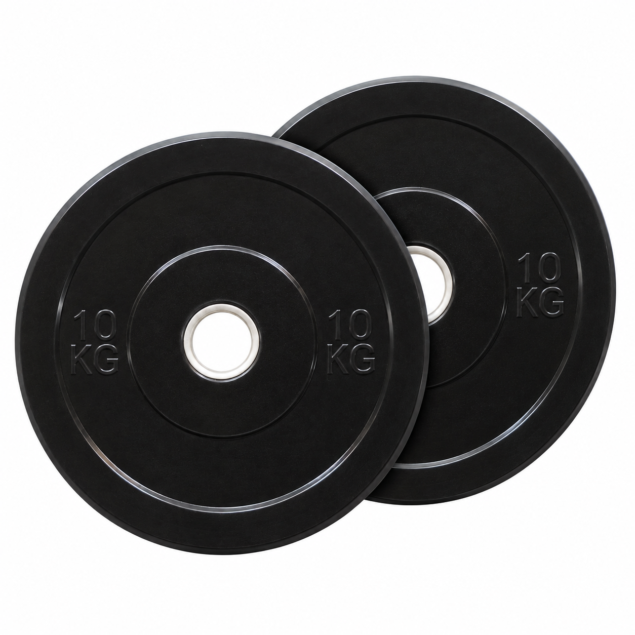 Pakke med 2 x 10 kg. Bumper plate
