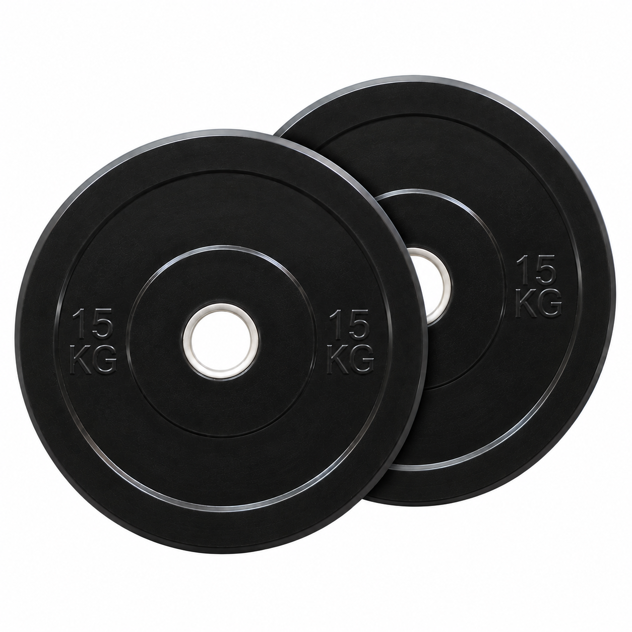 Pakke med 2 x 15 kg. Bumper plate