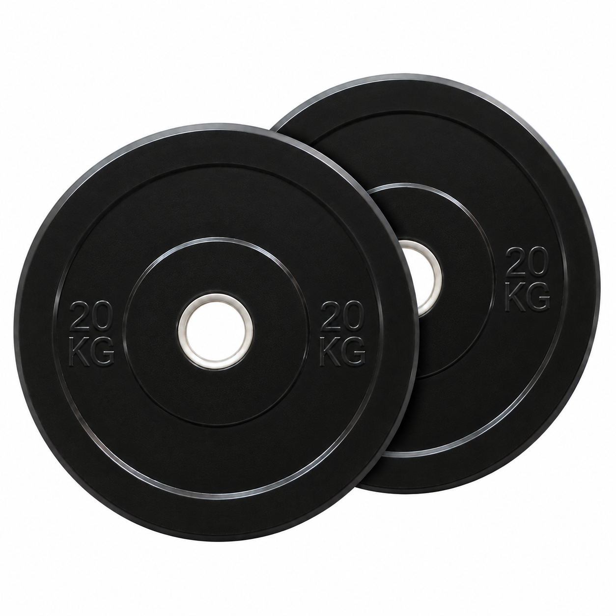 Pakke med 2 x 20 kg. Bumper plate