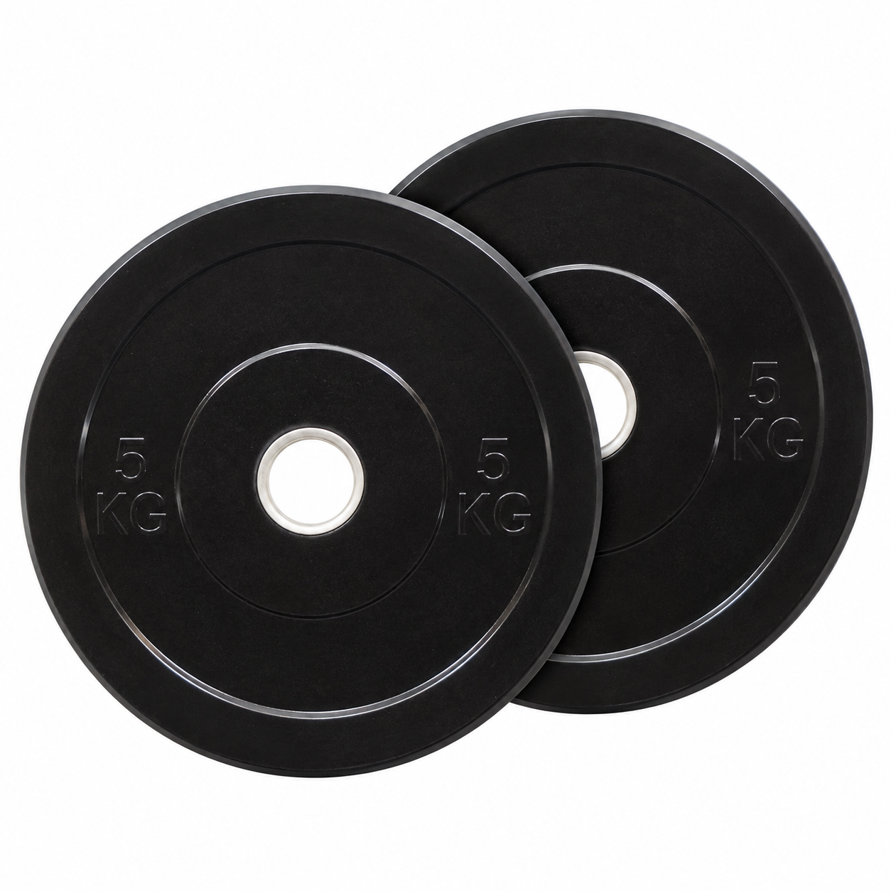 Pakke med 2 x 5 kg. Bumper plate