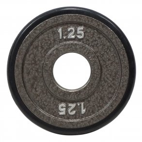 Pakke med 2 x 1,25 kg. 50 mm. vgtskive med gummikant
