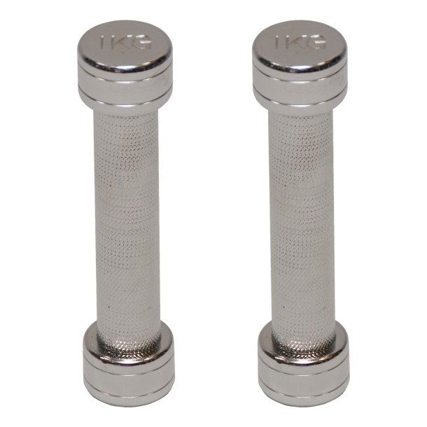 Pakke med kromhndvgte 2 x 1 kg. - outlet