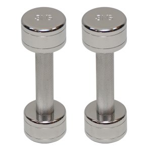 Pakke med kromhndvgte 2 x 3 kg. - outlet