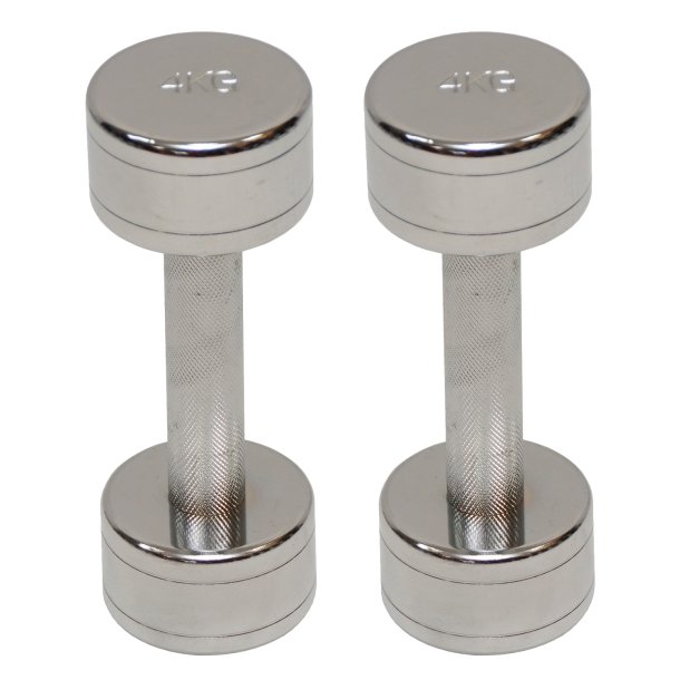 Pakke med kromhndvgte 2 x 4 kg. - outlet