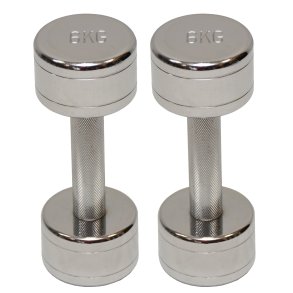 Pakke med kromhndvgte 2 x 6 kg. - outlet