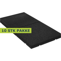 10 stk gummigulv Crosstile