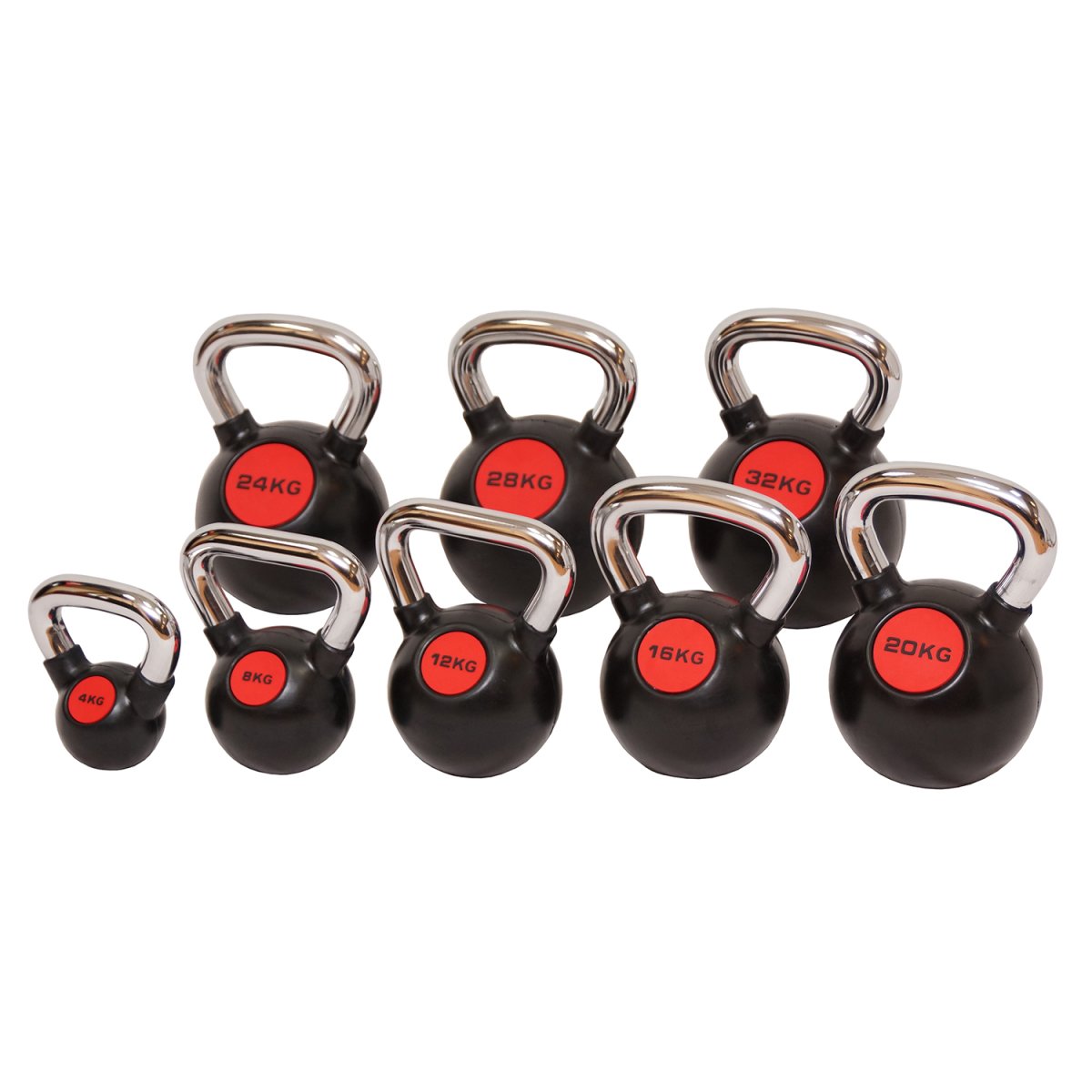 Proteus LUX Kettlebell pakke 1 x 4 32 kg. Kettlebells bm fitness