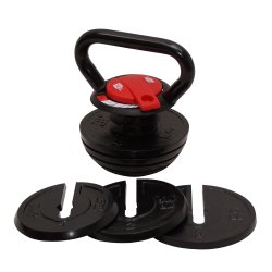 Justerbar kettlebell 18 kg.