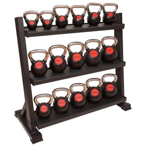 Proteus LUX Kettlebell pakke 2 x 4 - 32 kg. inkl. stativ.