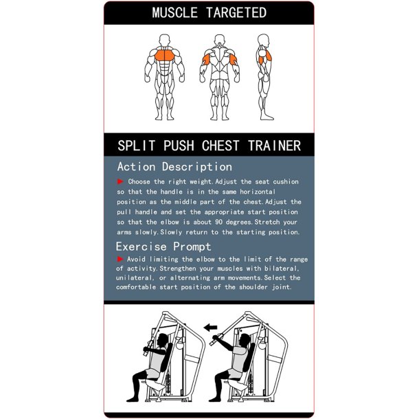 BM Line FH10 chest press split