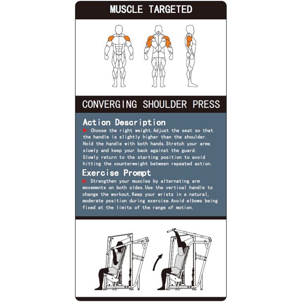 BM Line FH20 shoulder press split