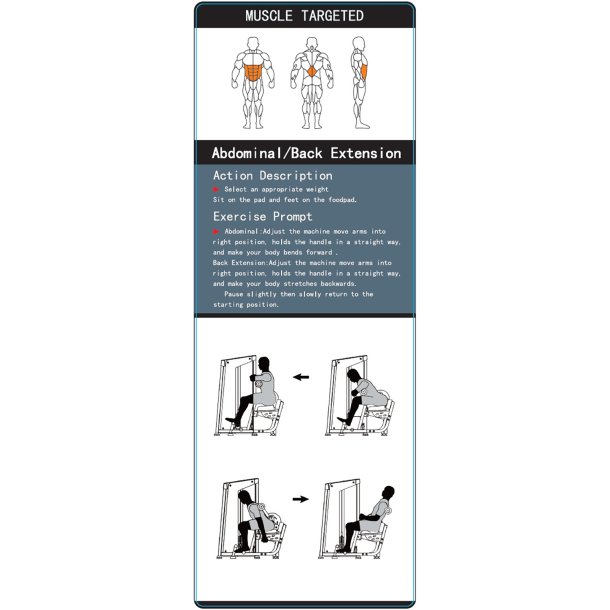 BM Line FH85B abdominal / back extension