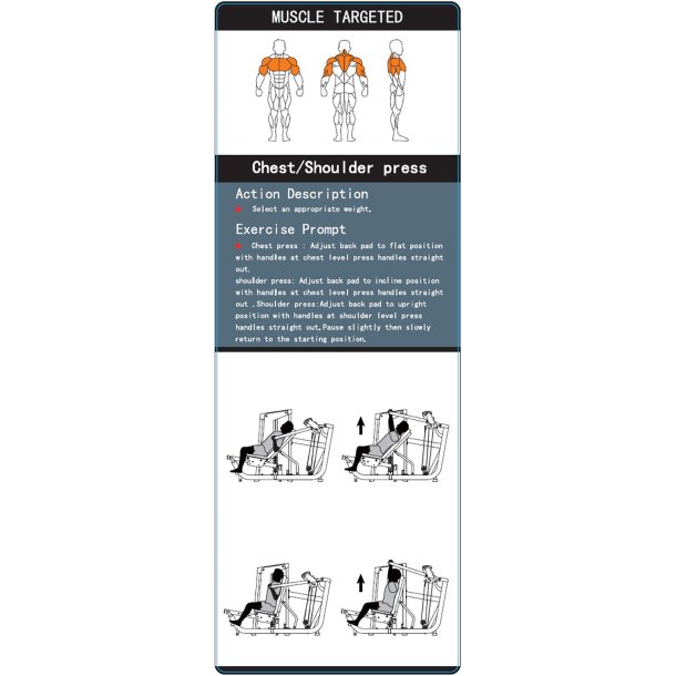 BM Line FH88 chest press / shoulder press