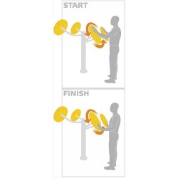 Dobbelt shoulder trainer - udendrs