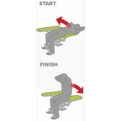 Dobbelt abdominal bench - udendrs