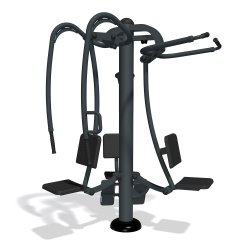 Chest press - lat pulldown &amp; leg press - udendrs 