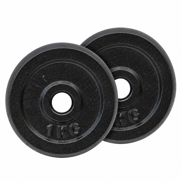 Pakke med 2 x 1 kg. v�gtskive