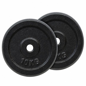Pakke med 2 x 10 kg. v�gtskive
