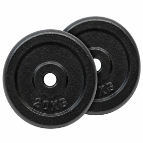 Pakke med 2 x 20 kg. v�gtskive