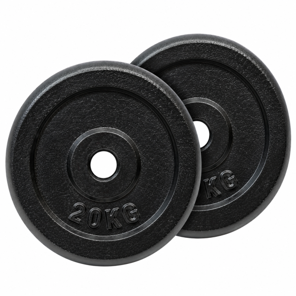 Pakke med 2 x 20 kg. v�gtskive