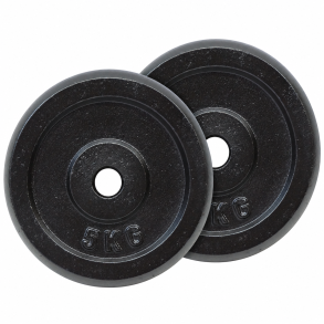 Pakke med 2 x 5 kg. v�gtskive