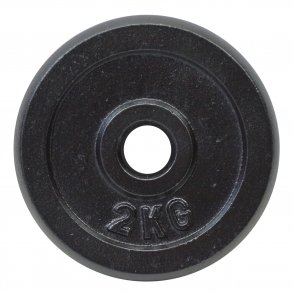 Pakke med 2 x 2 kg. vgtskive