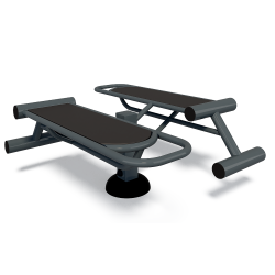 Dobbelt abdominal bench - udendrs