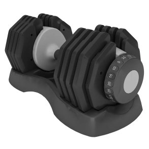 Pakke med 2 stk. justerbare hndvgte 2,5 - 25 kg. inkl. stativ.