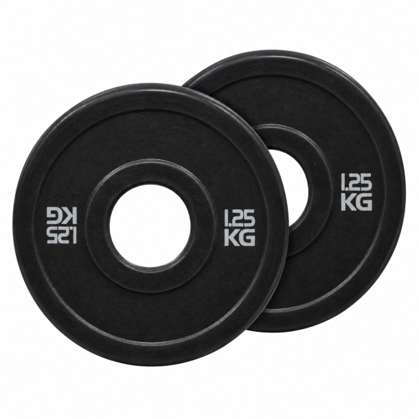 Pakke med 2 x 1,25 kg. Bumper plate