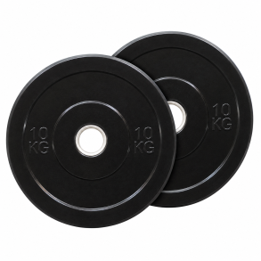 Pakke med 2 x 10 kg. Bumper plate