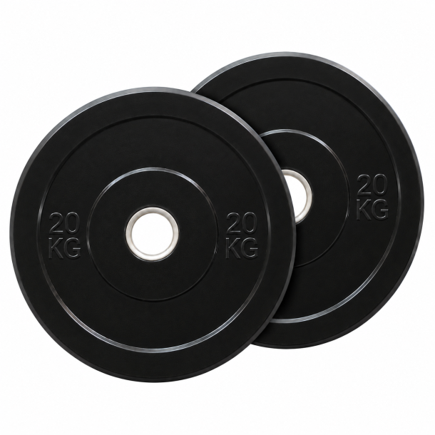 Pakke med 2 x 20 kg. Bumper plate