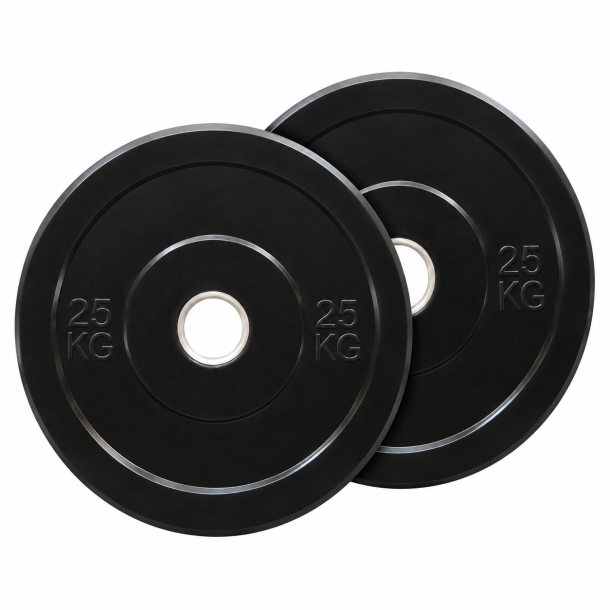 Pakke med 2 x 25 kg. Bumper plate