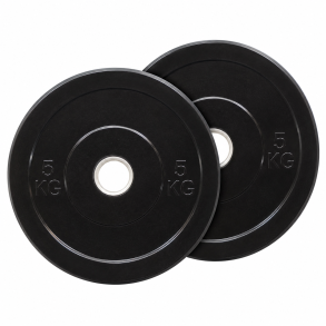 Pakke med 2 x 5 kg. Bumper plate