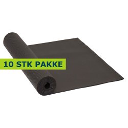 Yogamtte, sort - 10 stk.