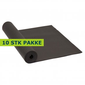 Yogamtte, sort - 10 stk.