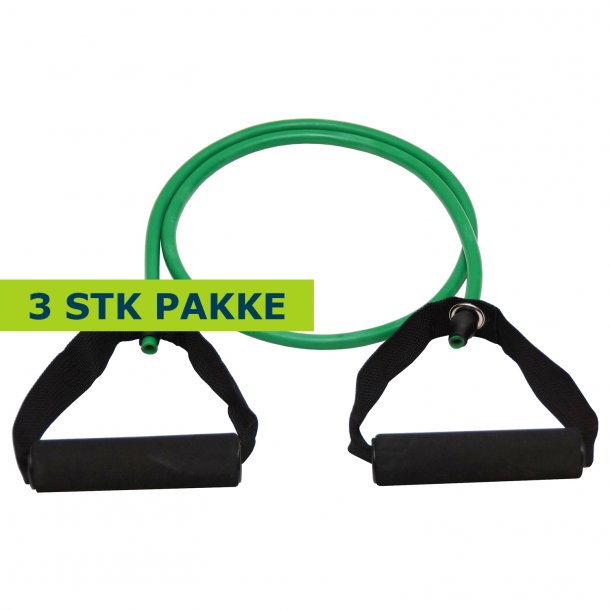 Elastik med hndtag - medium 3 stk.