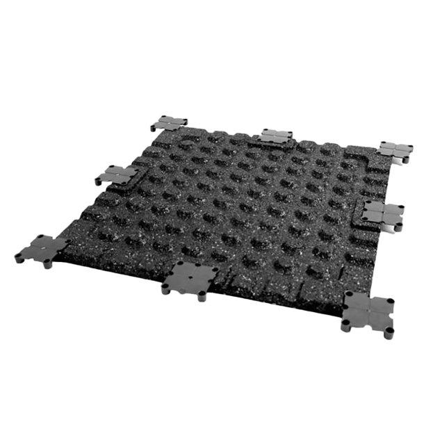 Gummiflise PRO 100 x 100 x 3 cm.