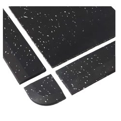 Gummiflise PRO 100 x 100 x 3 cm. - Forudbestilling 