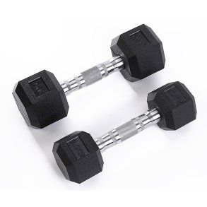 Pakke med hexagon h�ndv�gte 2 x 2,5 kg.