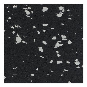 1 m gummigulv Everroll basic 8 mm sort / gr