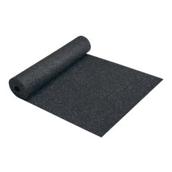 12,5 m gummigulv Everroll basic 8 mm sort / gr