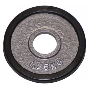 1,25 kg. 50 mm. vgtskive med gummikant-outlet